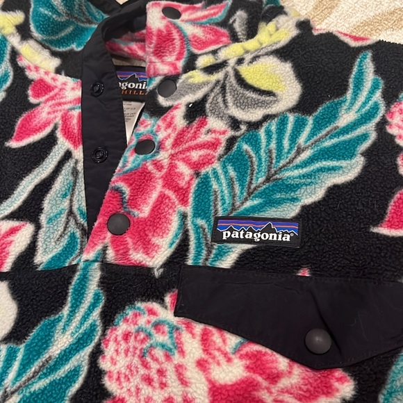 Patagonia Snap T Synchilla Button Fleece Jacket Aloha - Picture 4 of 5